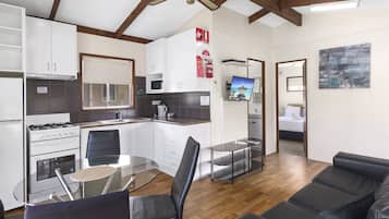 Economy 2 Bedroom Cabin | Private kitchen | Fridge, microwave, electric kettle