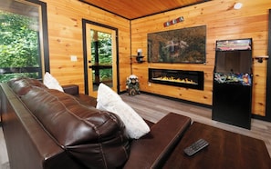Interior - Cozy Retreat with Hot Tub, Fireplace & Serene Wooded Views - A Bearcation (Gatlinburg)