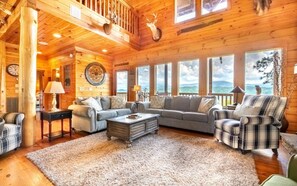 Televisión, chimenea y videojuegos 