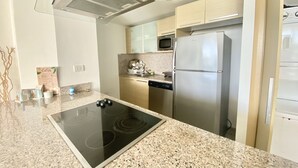 Apartment, 2 Bedrooms, Accessible, Balcony | Private kitchen - Beachfront Apartment in Marbella Towers (Guayacanes)