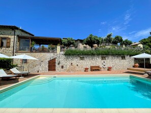 House, 2 Bedrooms, Smoking, Patio | Pool | Outdoor pool