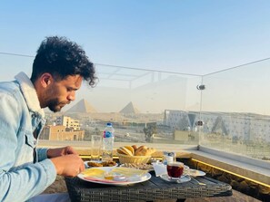 Free daily local cuisine breakfast  - Jewel Grand Museum  Pyramids View (Giza)