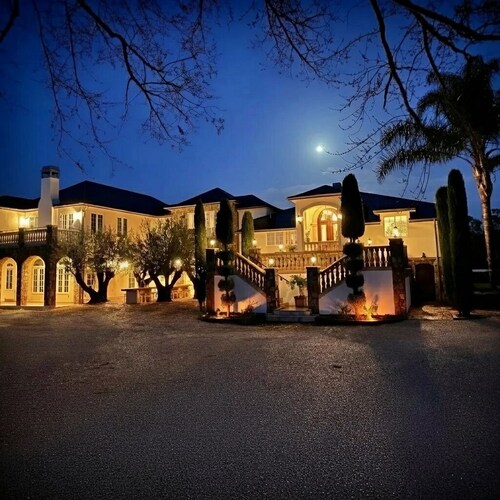 Stunning Private Estate features terraces & poolside patios & entertaining areas