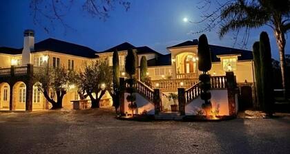 Stunning Private Estate features terraces & poolside patios & entertaining areas