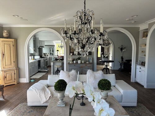 Stunning Private Estate features terraces & poolside patios & entertaining areas