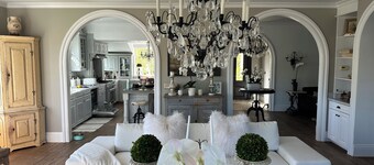 Stunning Private Estate features terraces & poolside patios & entertaining areas