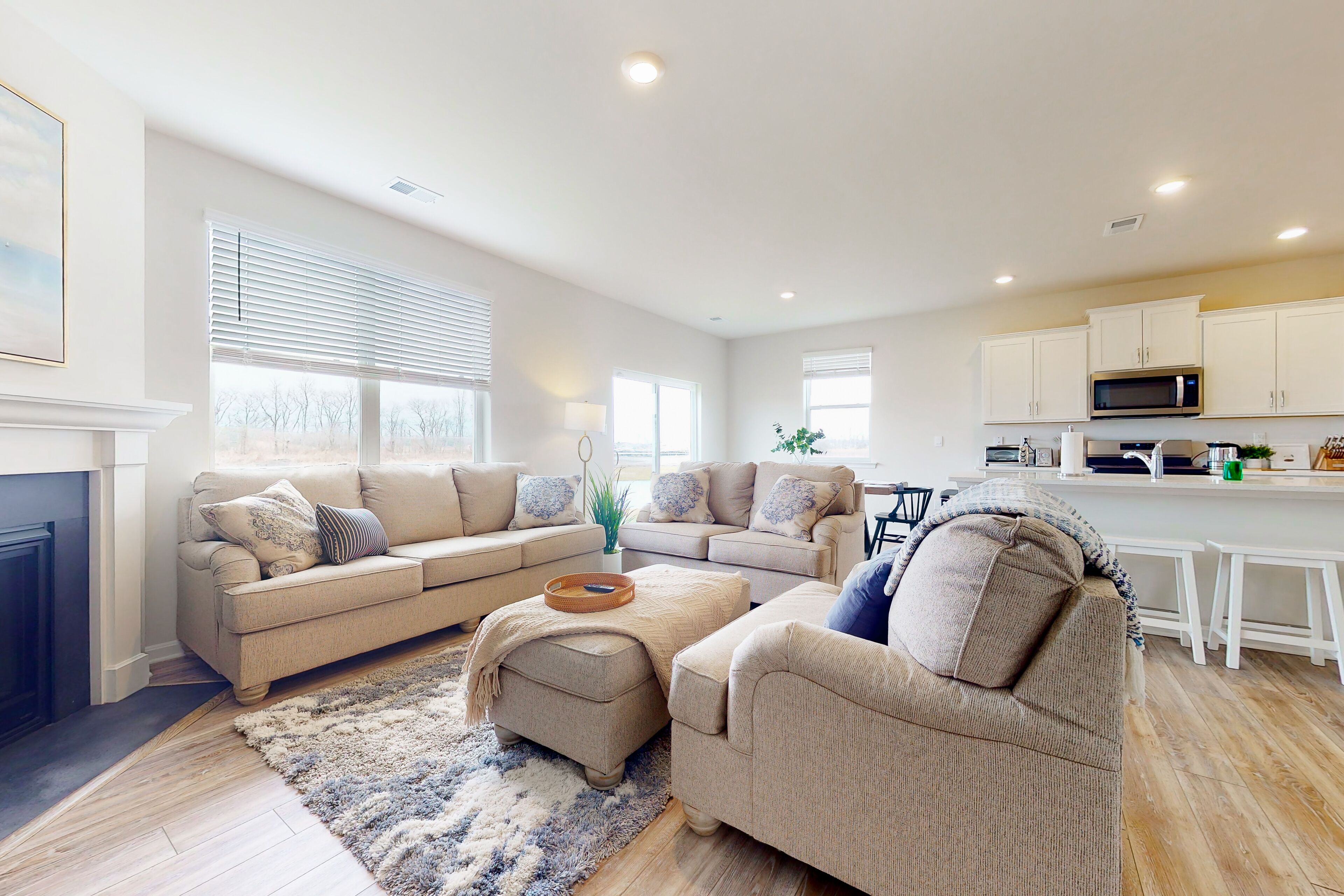 Televisión, chimenea y videojuegos 