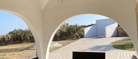 Villa, 2 chambres, accessible aux personnes à mobilité réduite, fumeur | Terrasse/Patio