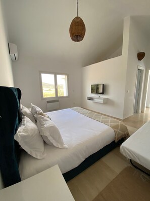 Villa, 2 chambres, accessible aux personnes à mobilité réduite, fumeurs | 2 chambres, chambres insonorisées