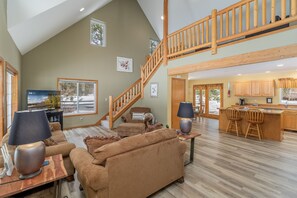 House, 2 Bedrooms | Living area | Streaming services - Farmhouse In Plain 2 Bedroom Home by NW Comfy Cabins by RedAwning (Leavenworth)