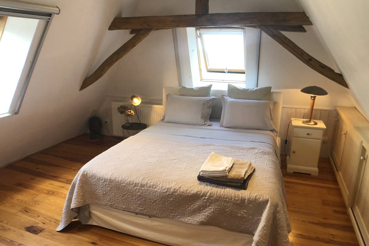 Romantic Room | Memory-foam beds, iron/ironing board, free WiFi, bed sheets