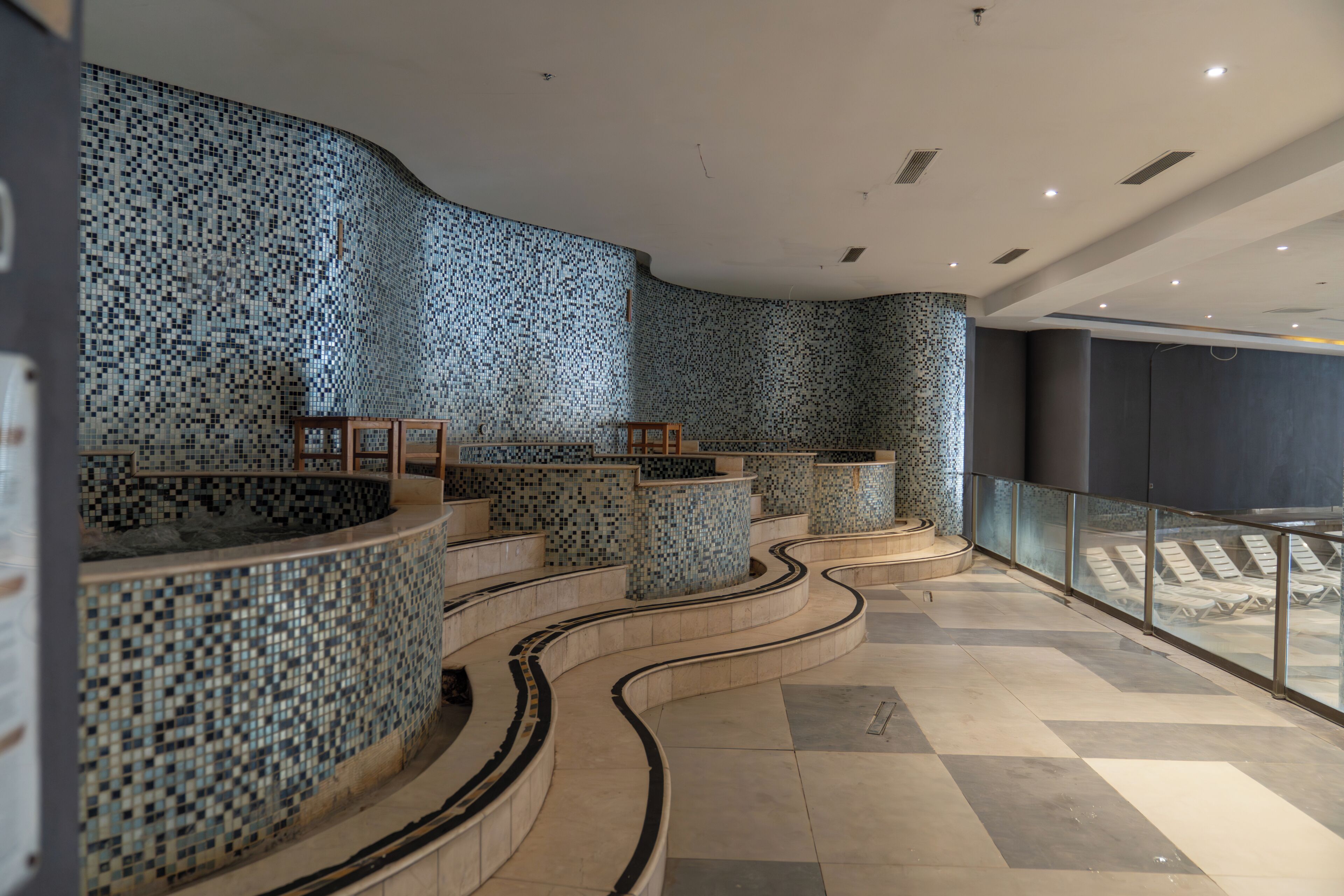 Bain à remous intérieur