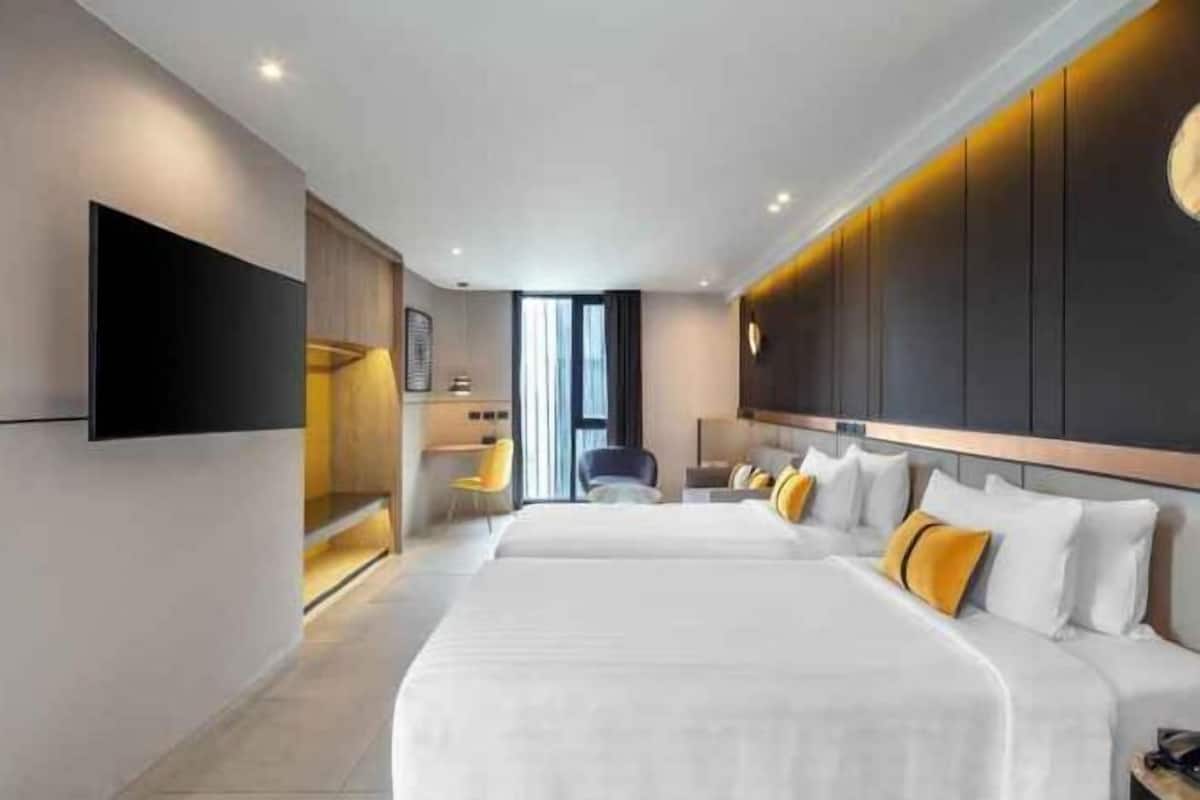 Literie de qualité supérieure, coffres-forts dans les chambres
