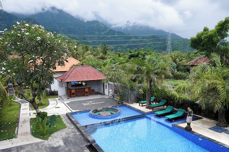 2 outdoor pools, sun loungers. Bali Menjangan Boutique Villas