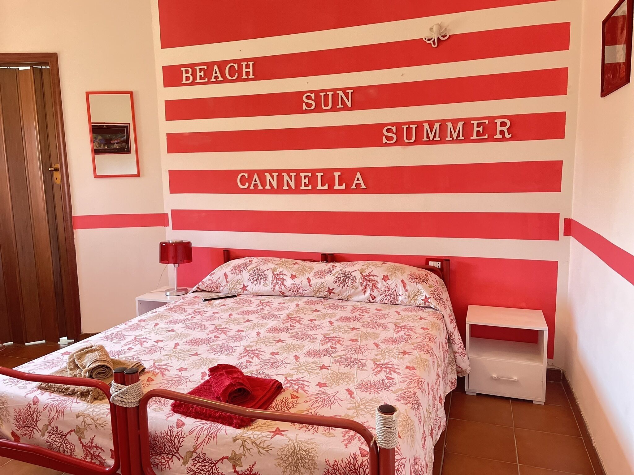 Chambre Triple Standard, salle de bains attenante, vue jardin (Camera Tripla)