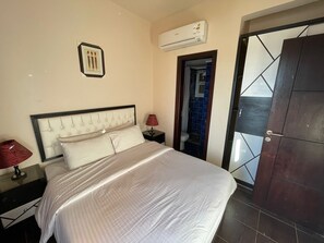 Premium bedding, pillowtop beds, individually decorated