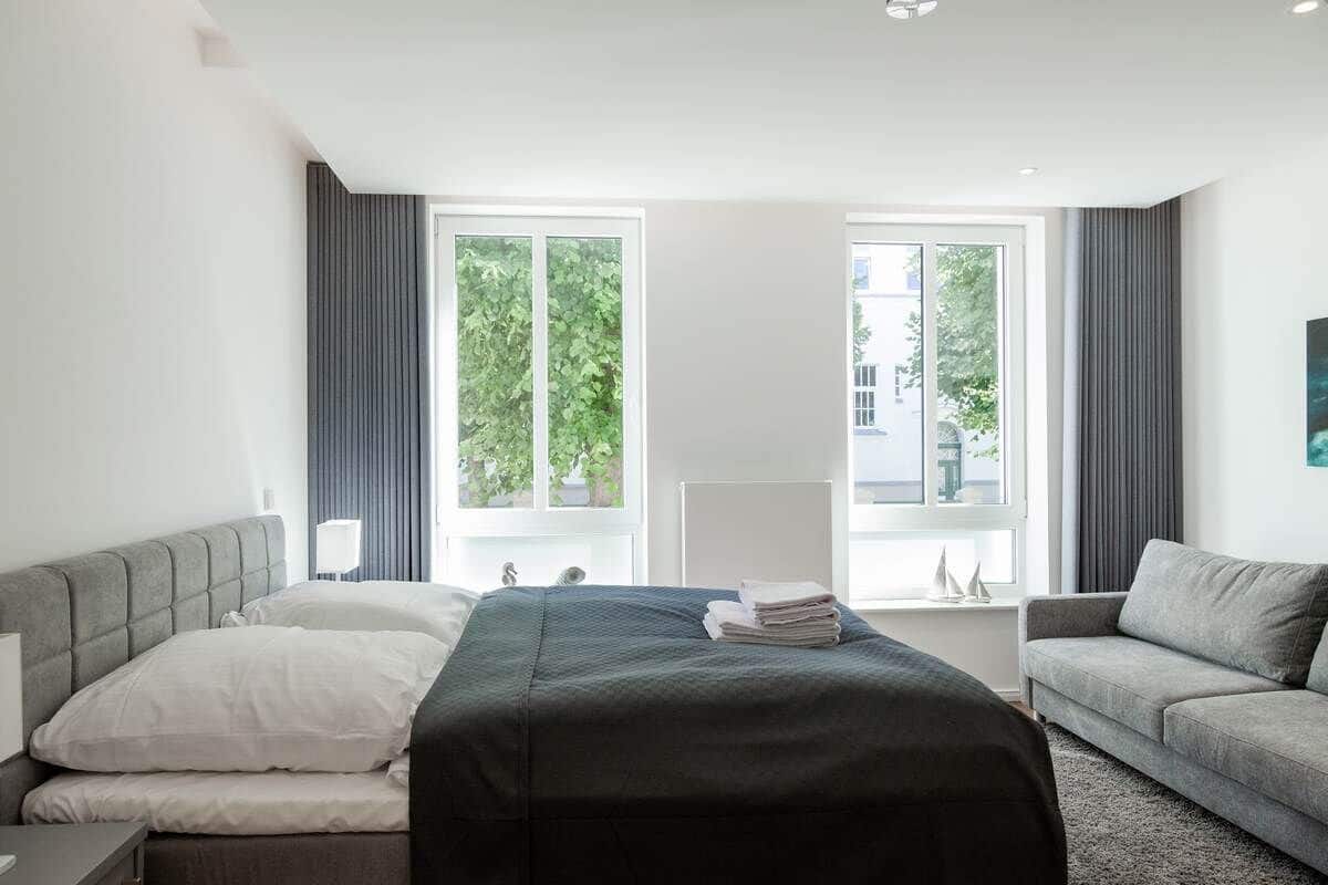 Premium Apartment | 1 bedroom, premium bedding, memory foam beds, WiFi (free)