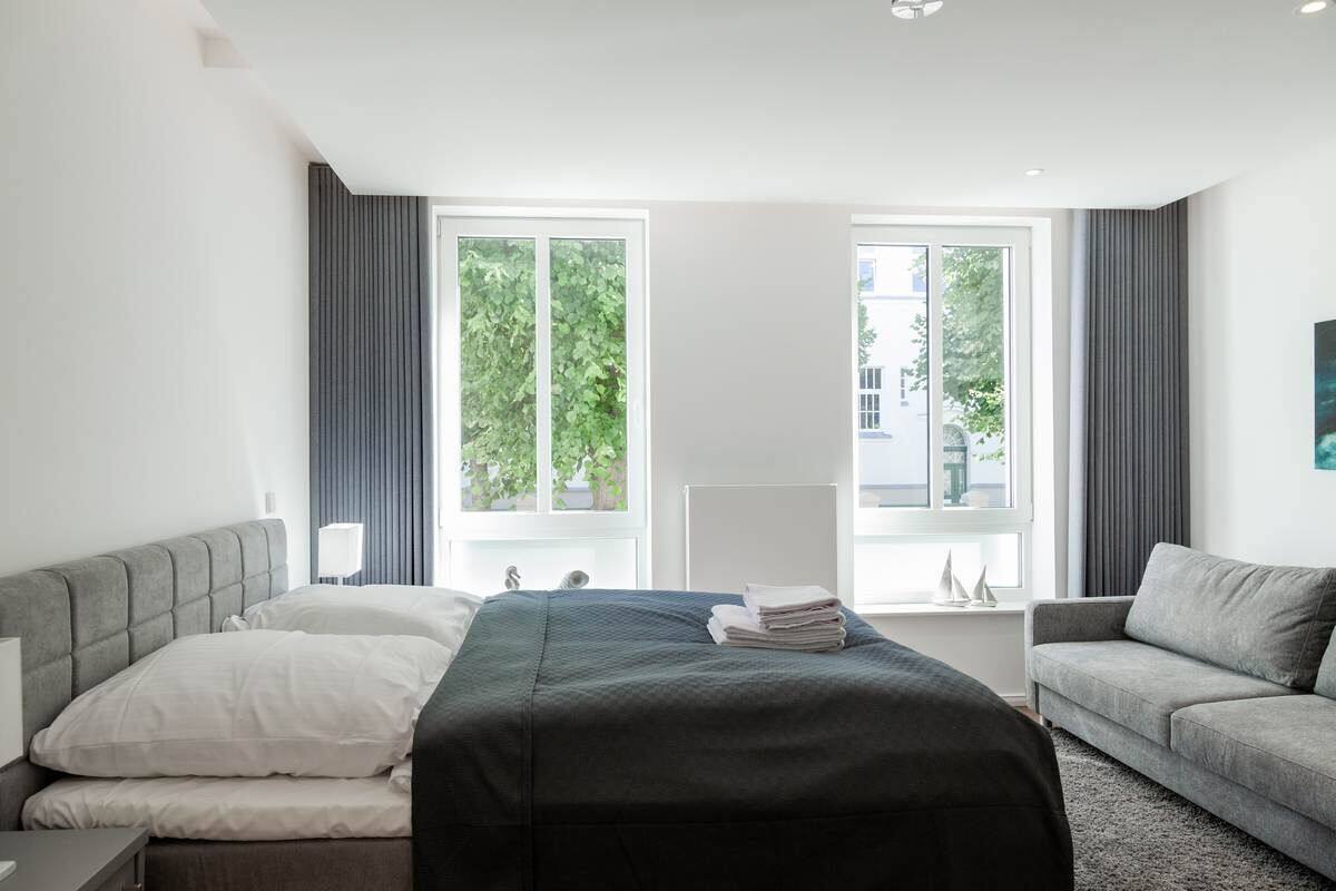 Departamento Premium | 1 habitación, ropa de cama de alta calidad y camas con efecto memoria