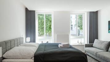 Premium appartement | 1 slaapkamer, luxe beddengoed, bedden met traagschuimmatras, gratis wifi