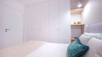 1 bedroom, iron/ironing board, travel crib, free WiFi