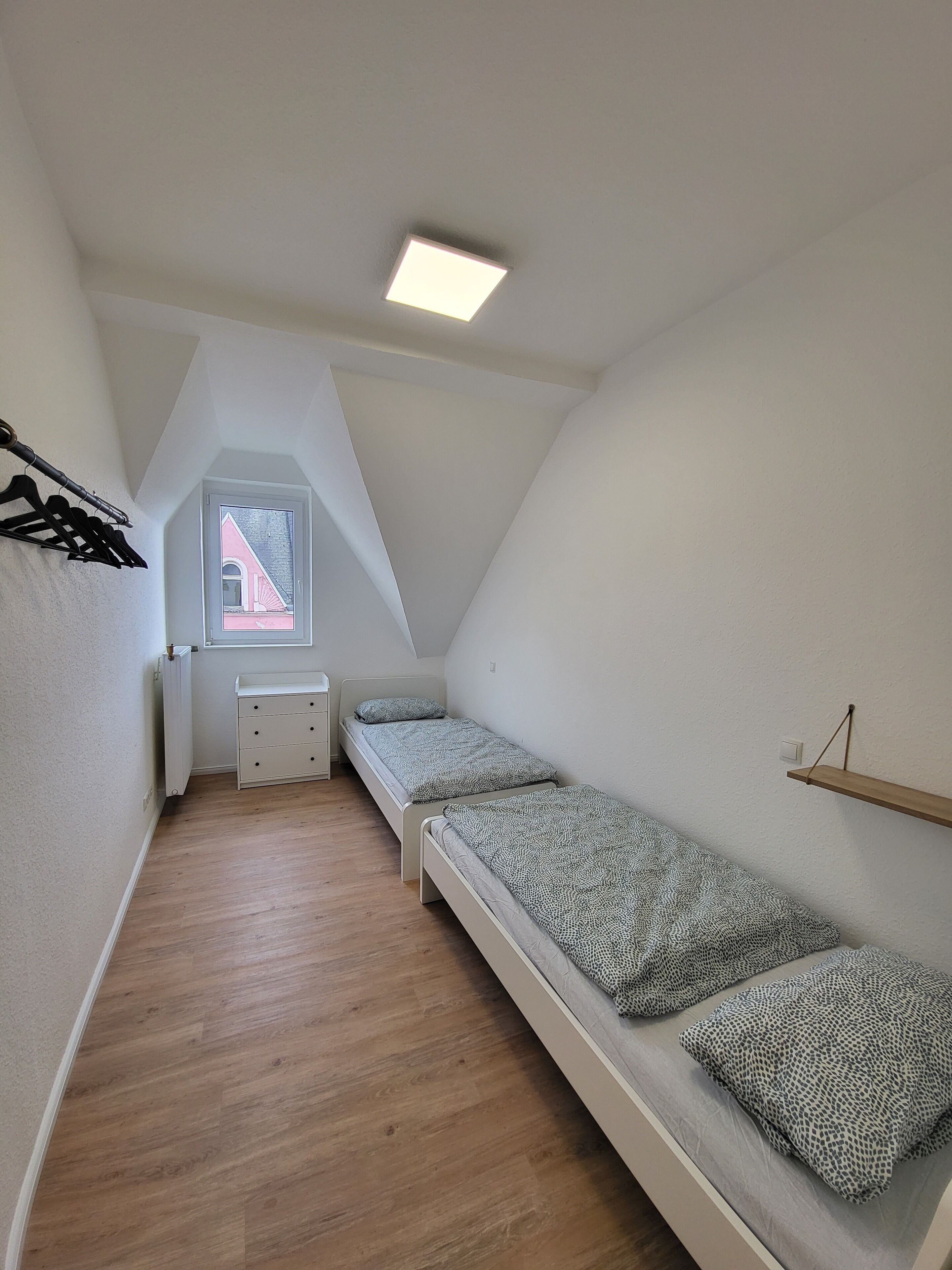 2 bedrooms, travel crib, WiFi, bed sheets