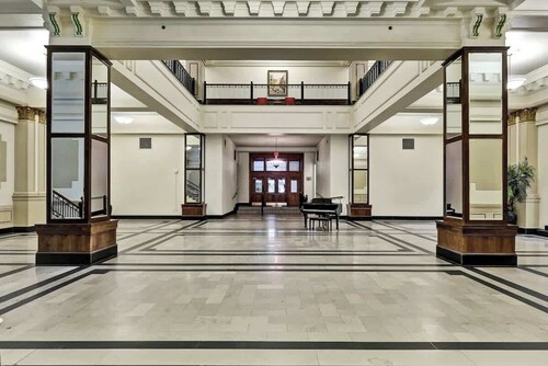 Modern Apartment with King Bed, Historic Building