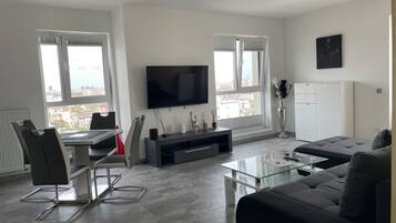 Smart-tv, videospil, musikbibliotek, videobibliotek