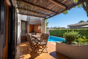 Outdoor dining - Vilamoura - Villa w/ private pool, terrace + 7 sleeps (Quarteira)