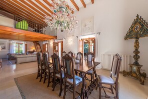 Dining - CIRCE - Stunning townhouse with an indoors heated pool in the mountains. Free WiFi (Fornalutx)