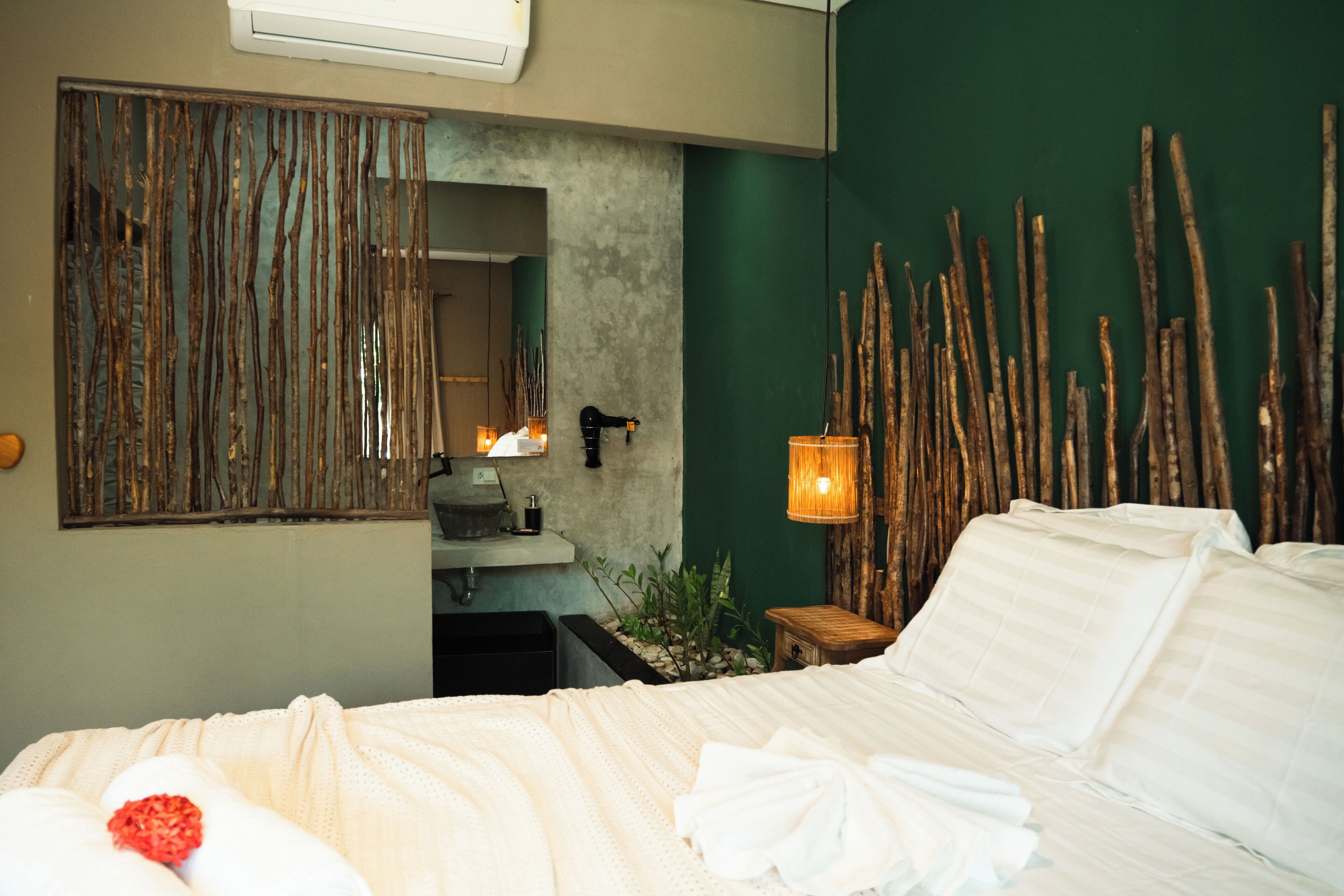 Chambre Double Deluxe, 1 chambre, véranda, en bord de piscine