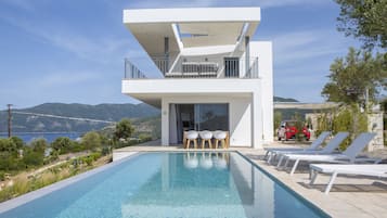 Een verwarmd zwembad