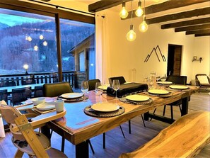 Dining - Chalet 5 min from La Foux d'Allos resort-1700m ALT-12 pers Max (Foux d'Allos)