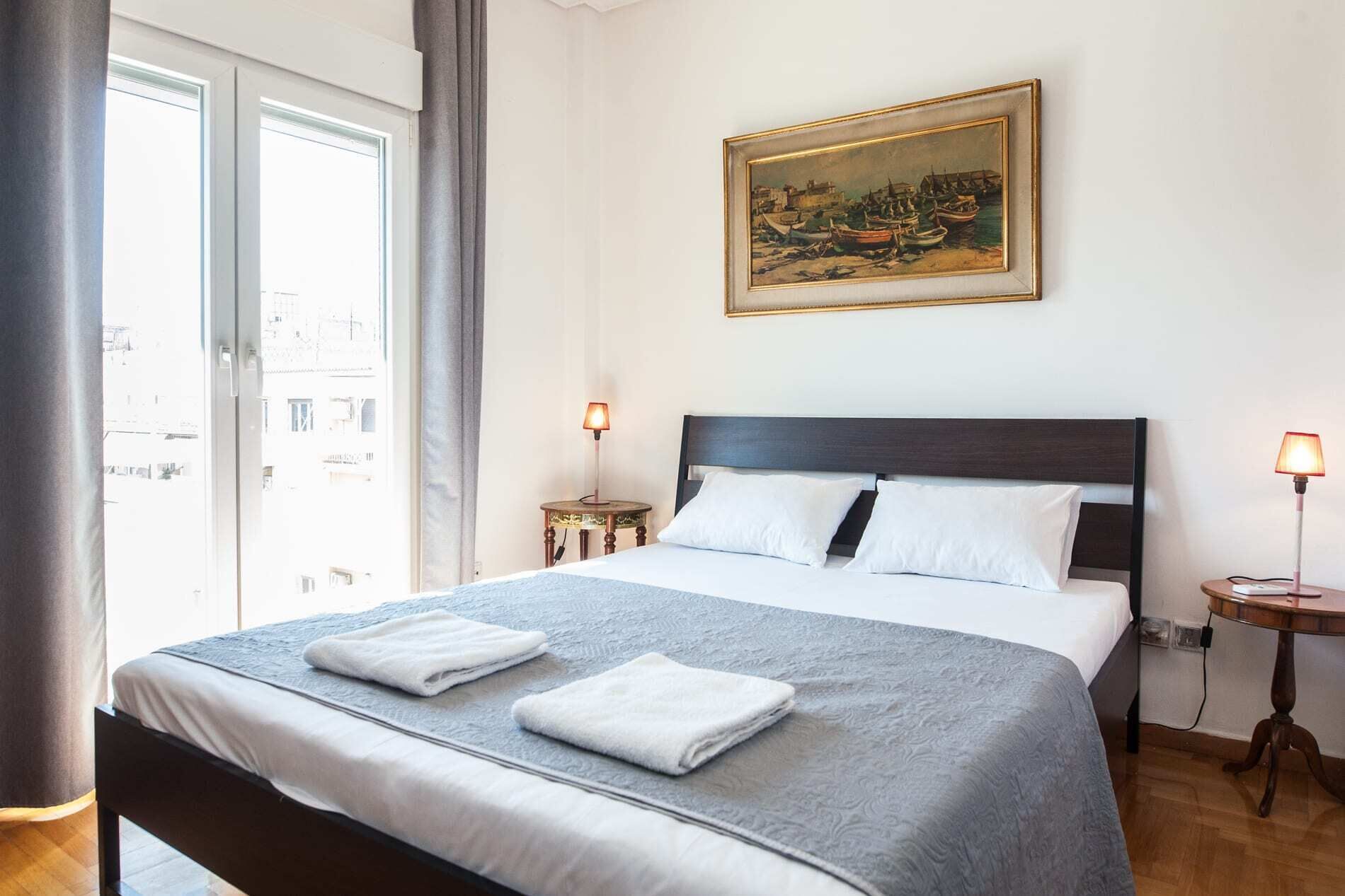 Huoneisto | 2 makuuhuonetta, silitysrauta/-lauta, ilmainen Wi-Fi