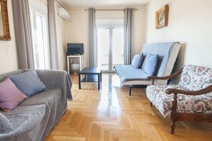 Apartment | Living area - Gorgeous 2 bedrooms apt at Exarcheia (Athens)