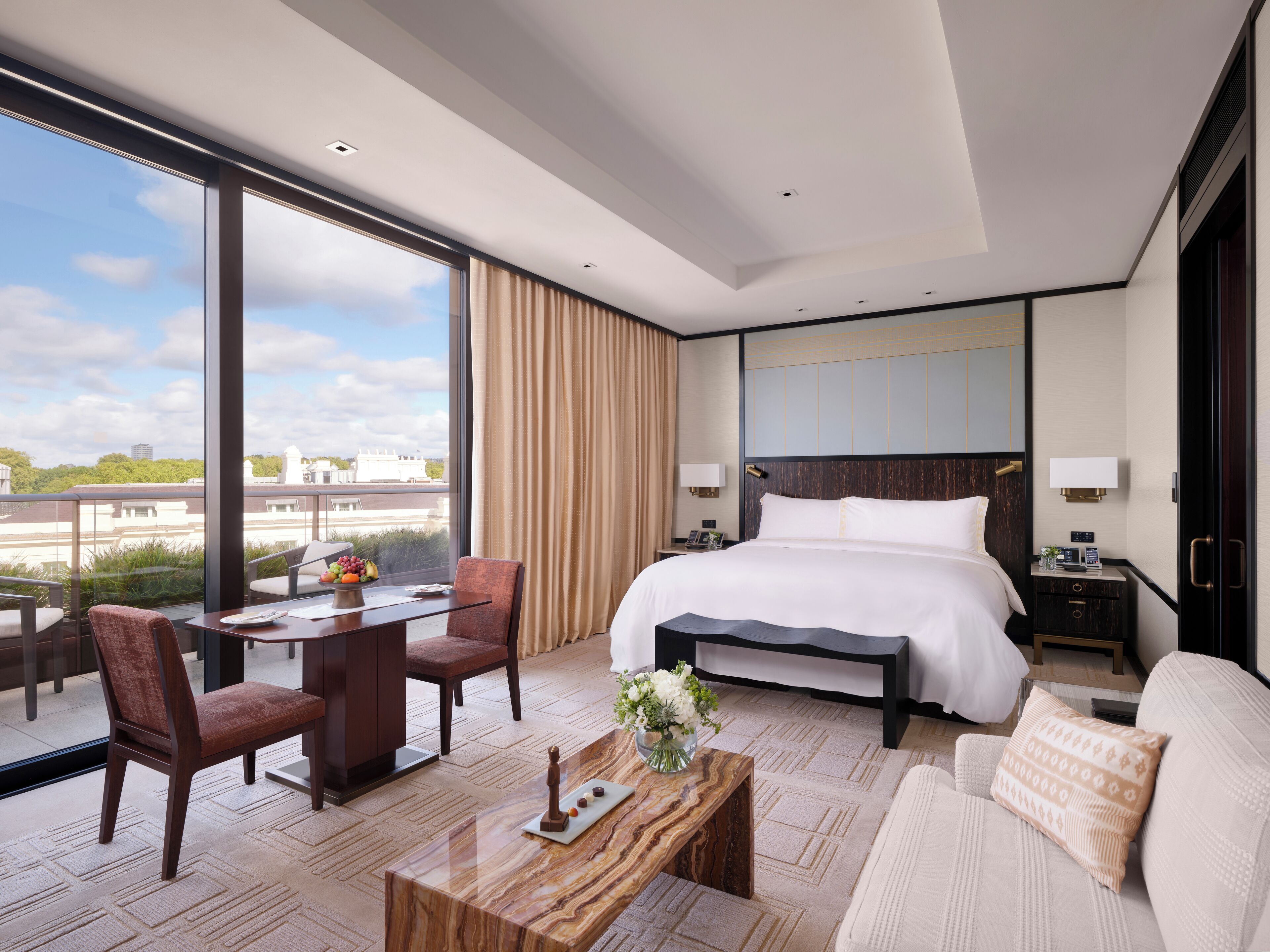 Camera Grand, 1 letto king, terrazzo (Premier) | Biancheria in cotone egiziano, biancheria da letto di alta qualità