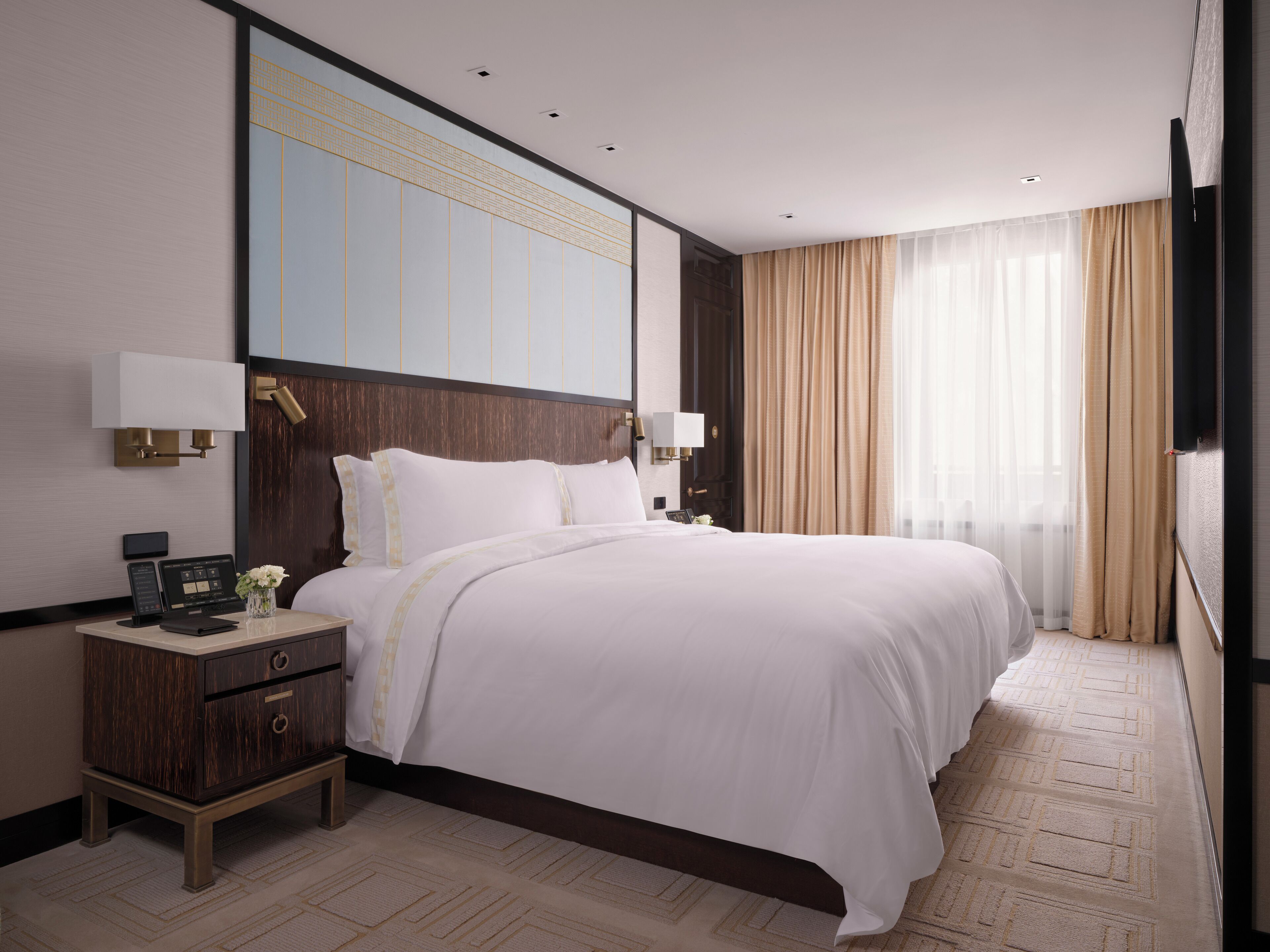 Suite Deluxe, 1 letto king | Biancheria in cotone egiziano, biancheria da letto di alta qualità