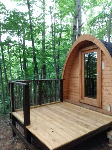 Morning Glory Camping Pod for 2 in Woodland Campground