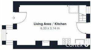 Floor plan - Host & Stay | Honey Cottage (Saltburn-by-the-Sea)