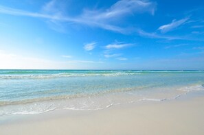 On the beach, beach bar