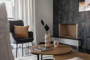 Living area - UPSTREET Teal Faliro House  (Palaio Faliro)