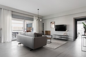 Living area - UPSTREET Teal Faliro House  (Palaio Faliro)