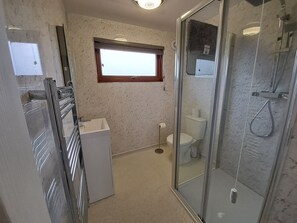 Hair dryer, towels