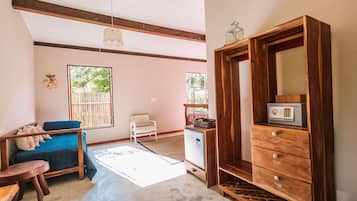 Bangalô design | 1 quarto, roupas de cama premium, camas com colchões pillow-top