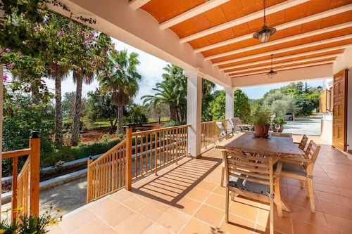 Villa "S'hort des Baladres Ibiza" with Sea View, Pool & Wi-Fi