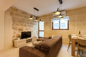 Standard House, Multiple Bedrooms, Refrigerator & Microwave (Naduri, Beautiful Gozitan Villa +) | Living area - Naduri, Beautiful Gozitan Villa + Pool (Nadur)