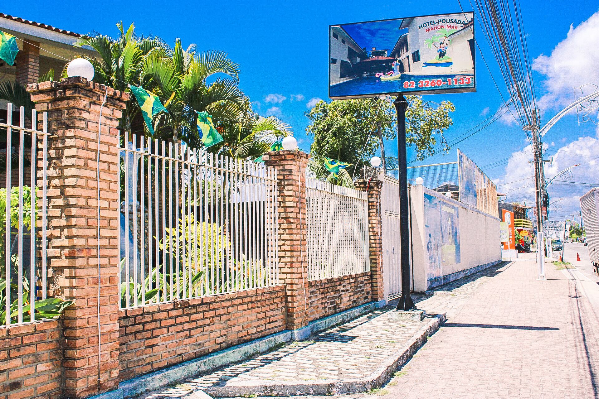 Façade de l’hébergement