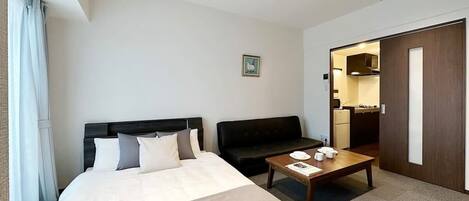 1 soverom, strykejern/-brett, wi-fi og sengetøy