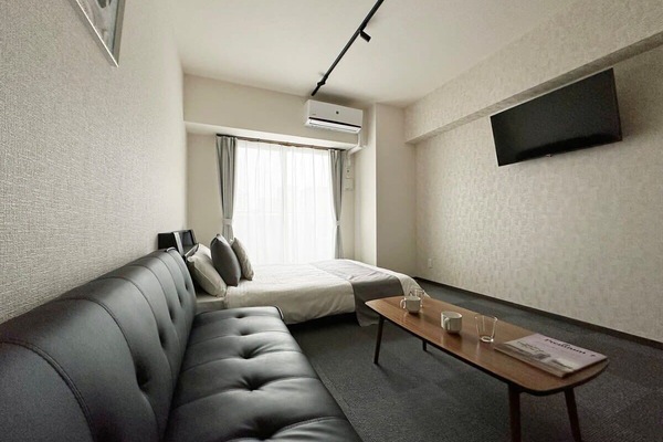 Bedroom with TV