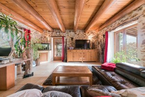 Televisión, reproductor de DVD y estéreo