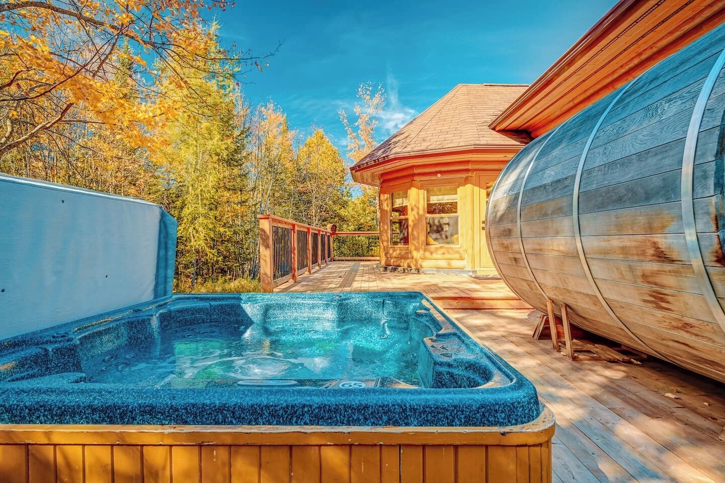 Bain à remous extérieur